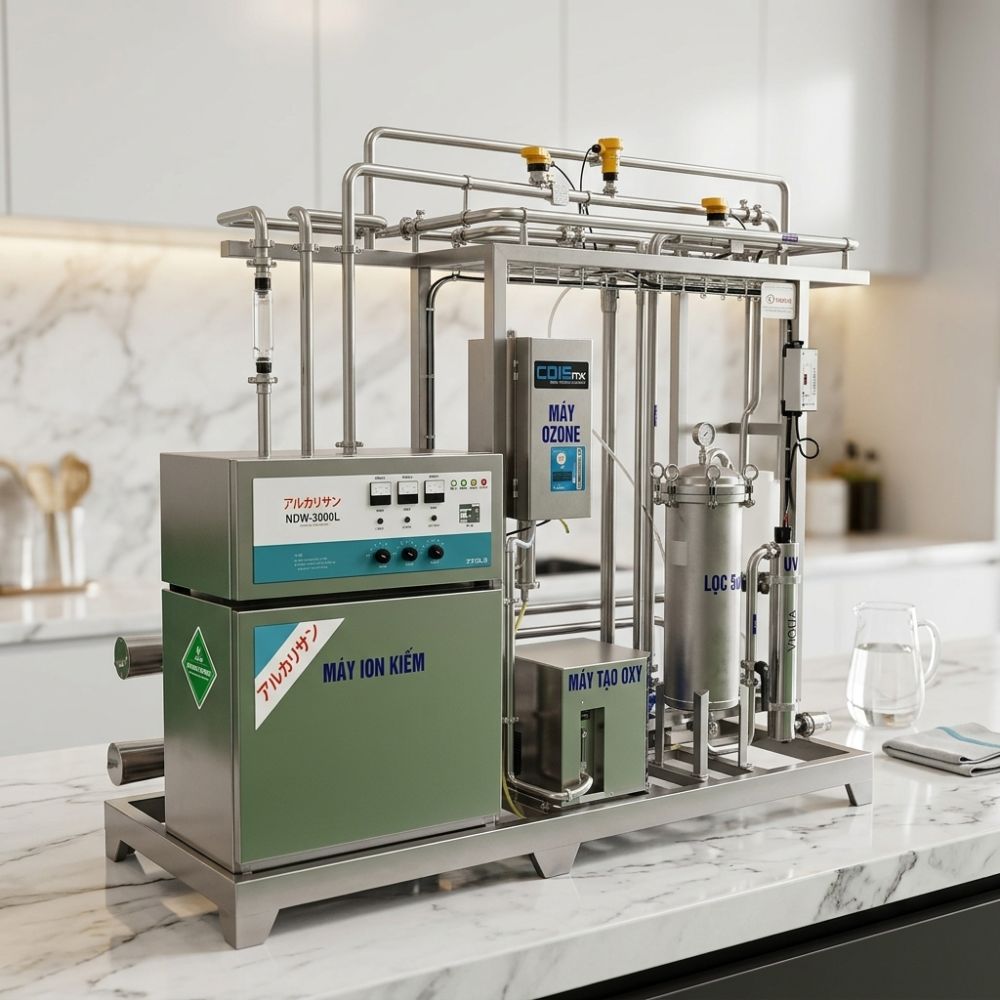 Máy lọc nước Điện giải Ion Kiềm Lavien Alkaline Pro 9-Plates