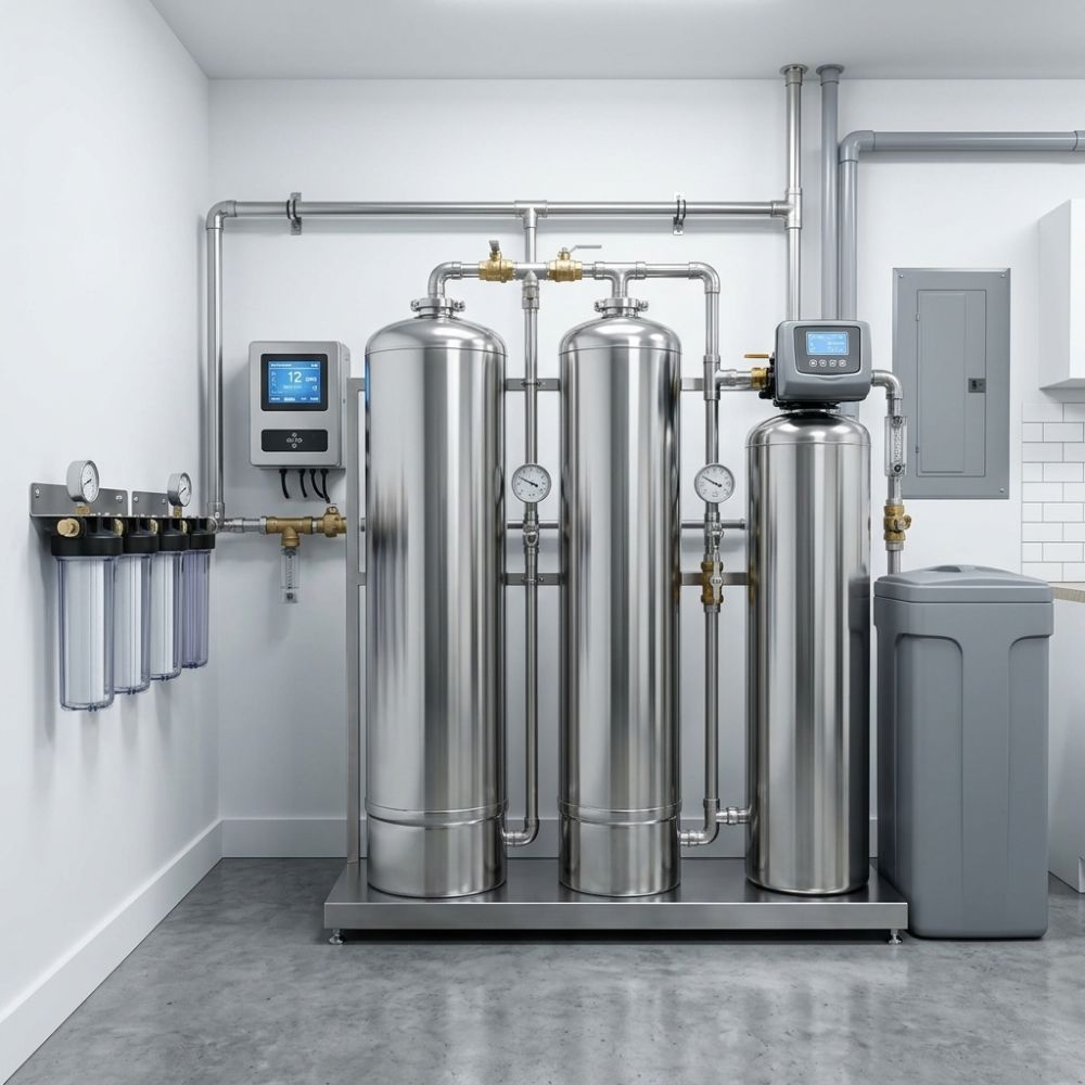 Hệ thống Lọc Nước Đầu Nguồn Bán Công Nghiệp Lavien Central Ultra 500L/H